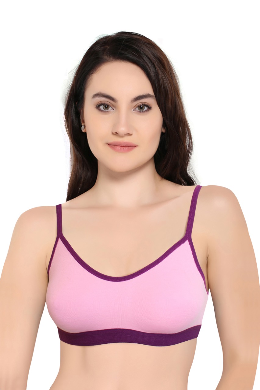 Sporty-Bra-Pink-PinkBorder-LadyBird-India